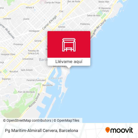 Mapa Pg Marítim-Almirall Cervera