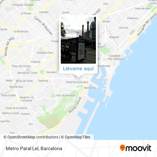 Mapa Metro Paral·Lel