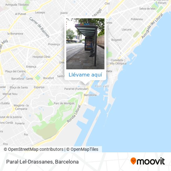 Mapa Paral·Lel-Drassanes