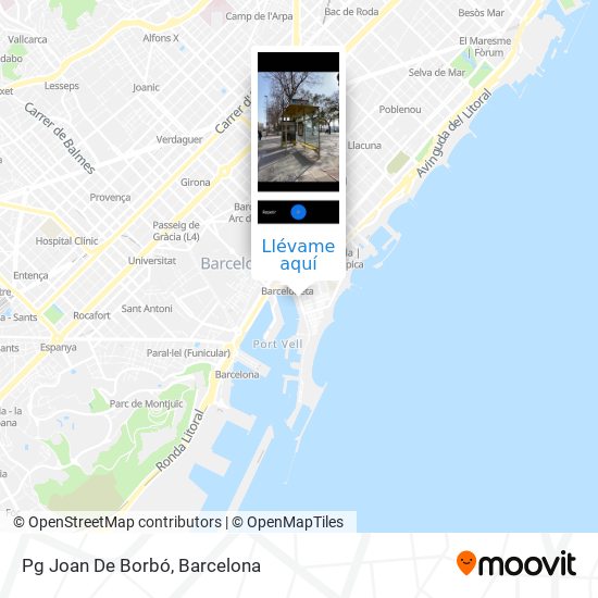 Mapa Pg Joan De Borbó