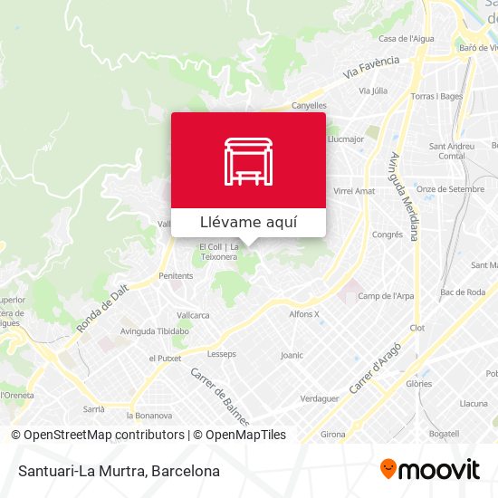 Mapa Santuari-La Murtra