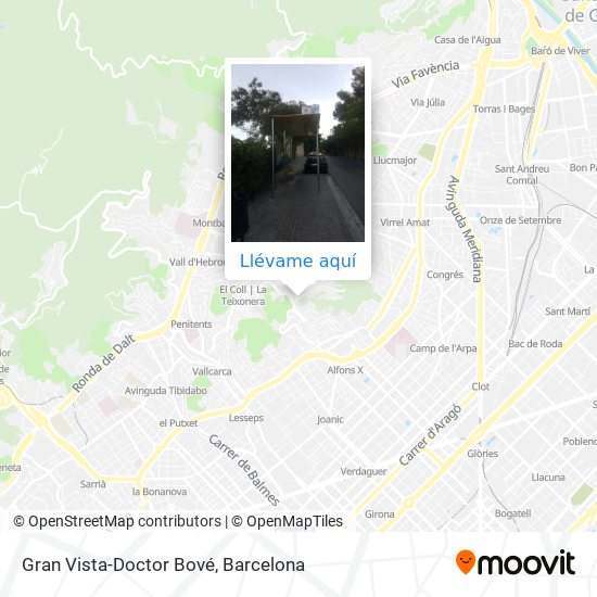 Mapa Gran Vista-Doctor Bové