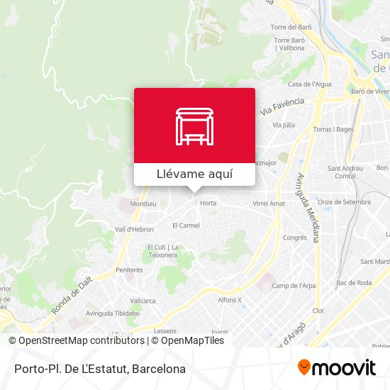 Mapa Porto-Pl. De L'Estatut