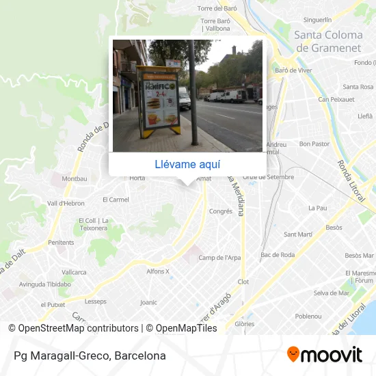 Mapa Pg Maragall-Greco