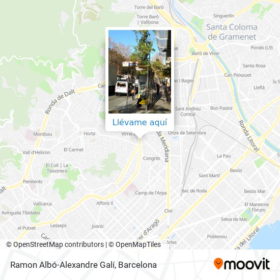 Mapa Ramon Albó-Alexandre Galí