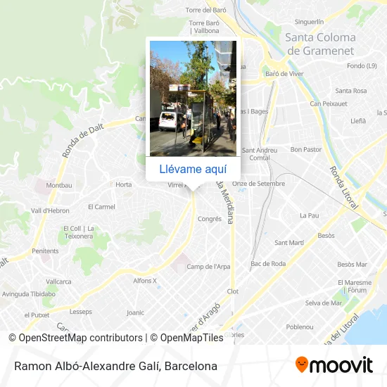 Mapa Ramon Albó-Alexandre Galí