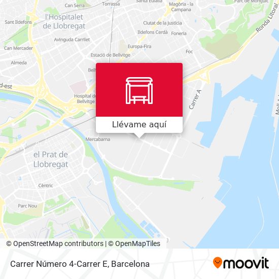 Mapa Carrer Número 4-Carrer E