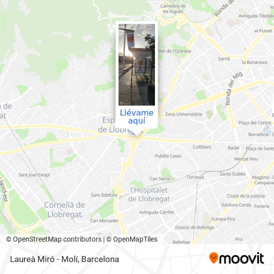 Mapa Laureà Miró - Molí