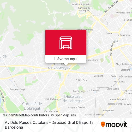 Mapa Av Dels Països Catalans - Direcció Gral D'Esports
