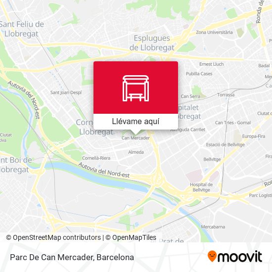 Mapa Parc De Can Mercader