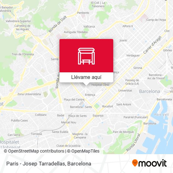 Mapa París - Josep Tarradellas