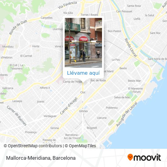 Mapa Mallorca-Meridiana