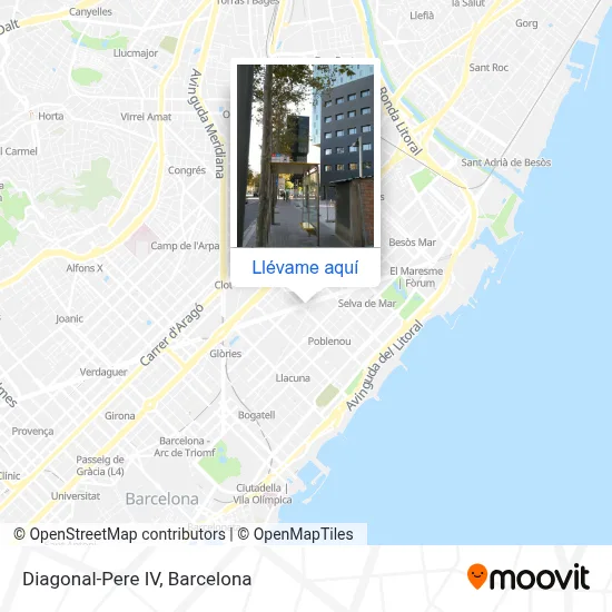 Mapa Diagonal-Pere IV