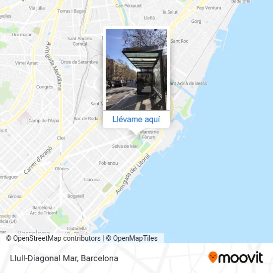 Mapa Llull-Diagonal Mar
