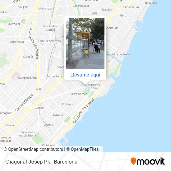 Mapa Diagonal-Josep Pla