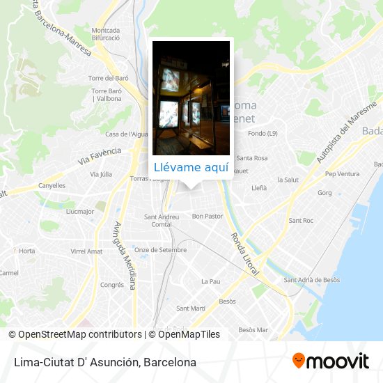 Mapa Lima-Ciutat D' Asunción