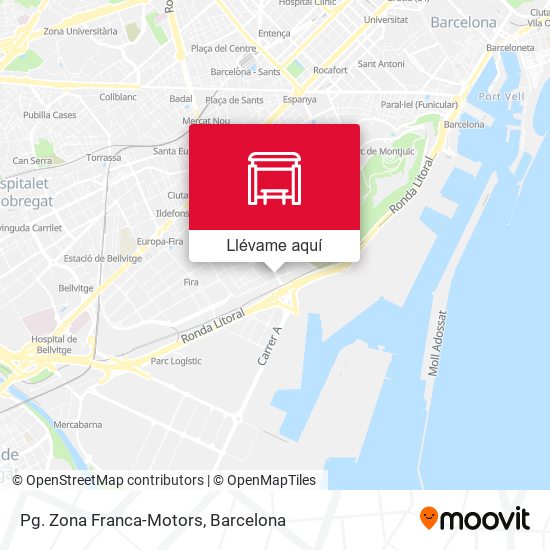 Mapa Pg. Zona Franca-Motors