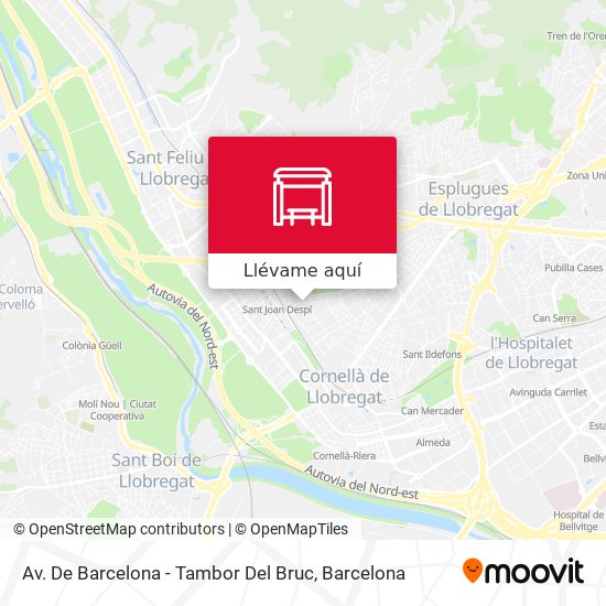 Mapa Av. De Barcelona - Tambor Del Bruc