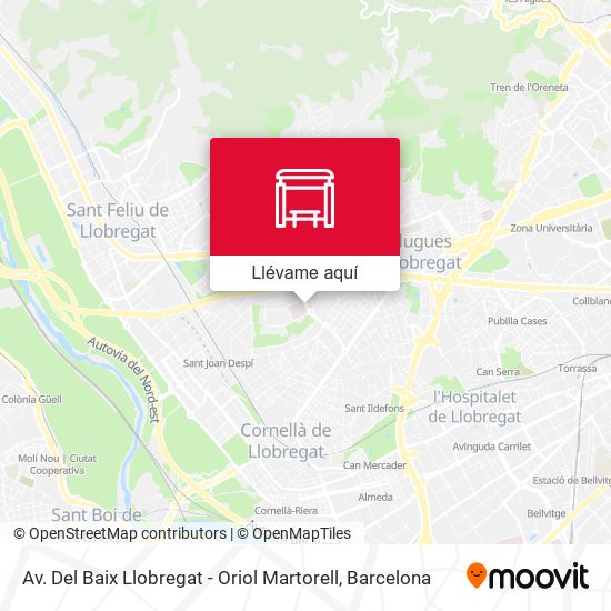 Mapa Av. Del Baix Llobregat - Oriol Martorell