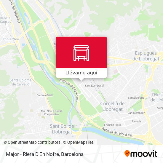 Mapa Major - Riera D'En Nofre