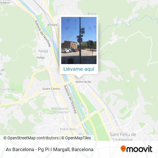 Mapa Av Barcelona - Pg Pi I Margall