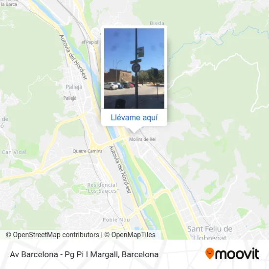 Mapa Av Barcelona - Pg Pi I Margall