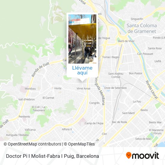 Mapa Doctor Pi I Molist-Fabra I Puig