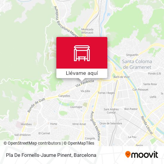 Mapa Pla De Fornells-Jaume Pinent