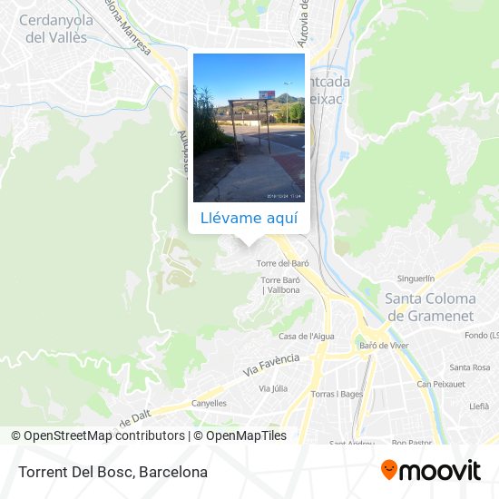 Mapa Torrent Del Bosc
