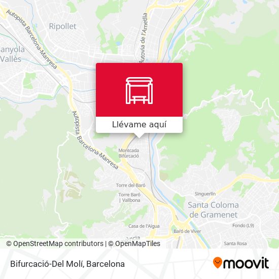 Mapa Bifurcació-Del Molí