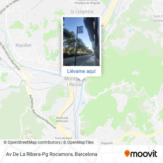 Mapa Av De La Ribera-Pg Rocamora