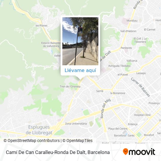 Mapa Camí De Can Caralleu-Ronda De Dalt