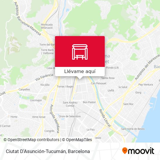 Mapa Ciutat D'Asunción-Tucumán