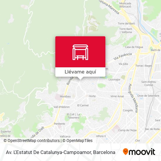 Mapa Av. L'Estatut De Catalunya-Campoamor