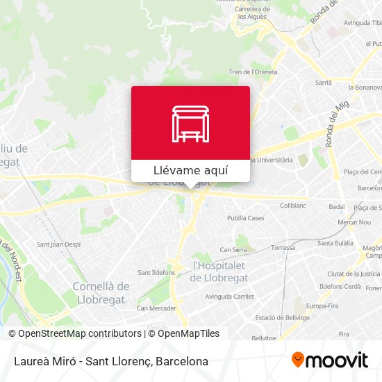 Mapa Laureà Miró - Sant Llorenç