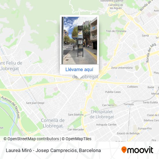 Mapa Laureà Miró - Josep Campreciós