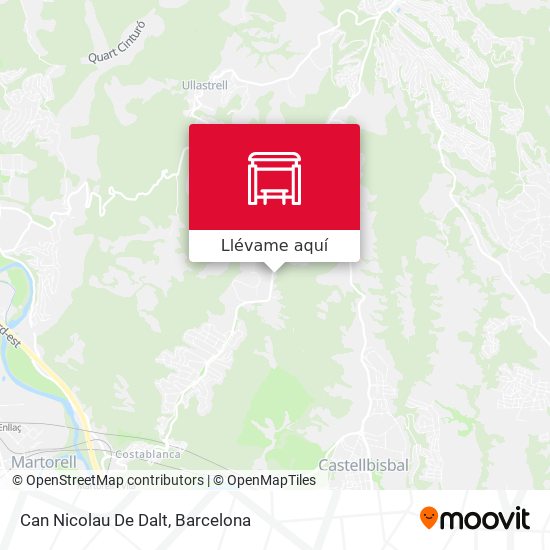Mapa Can Nicolau De Dalt