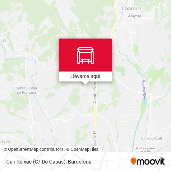 Mapa Can Reixac (C/ De Casas)