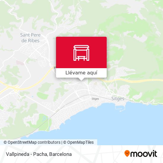 Mapa Vallpineda - Pacha