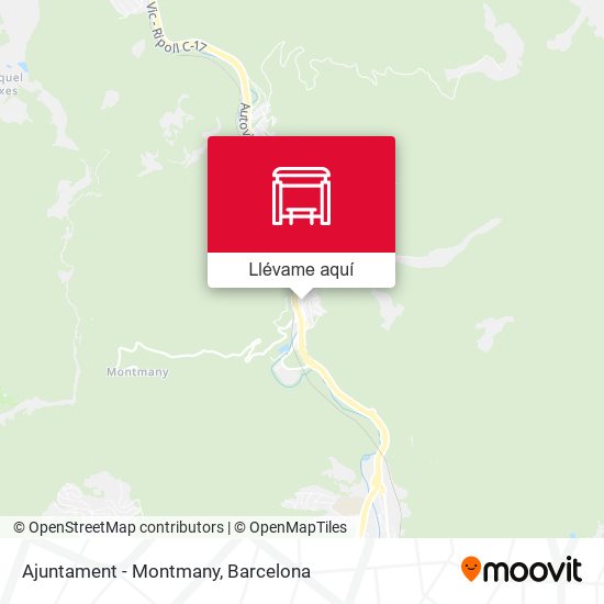 Mapa Ajuntament - Montmany