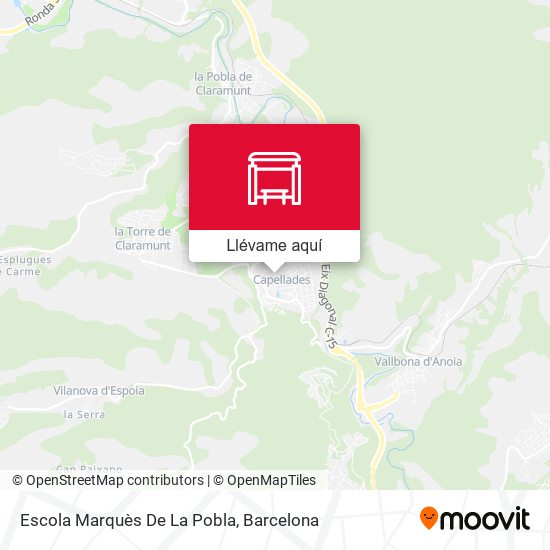 Mapa Escola Marquès De La Pobla