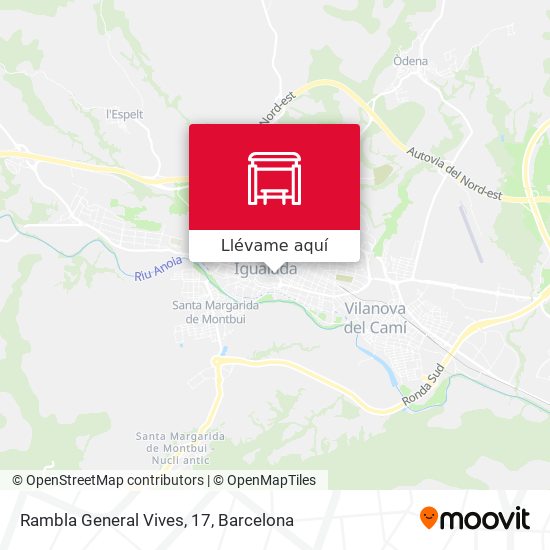Mapa Rambla General Vives, 17