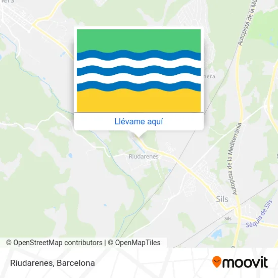 Mapa Riudarenes