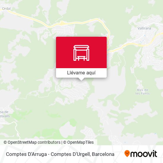 Mapa Comptes D'Arruga - Comptes D'Urgell