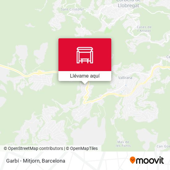 Mapa Garbí - Mitjorn
