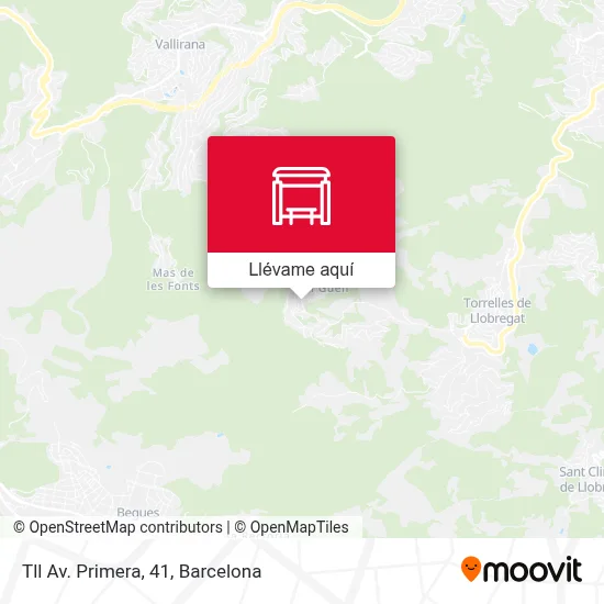 Mapa Tll Av. Primera, 41