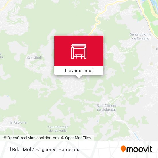 Mapa Tll Rda. Mol / Falgueres