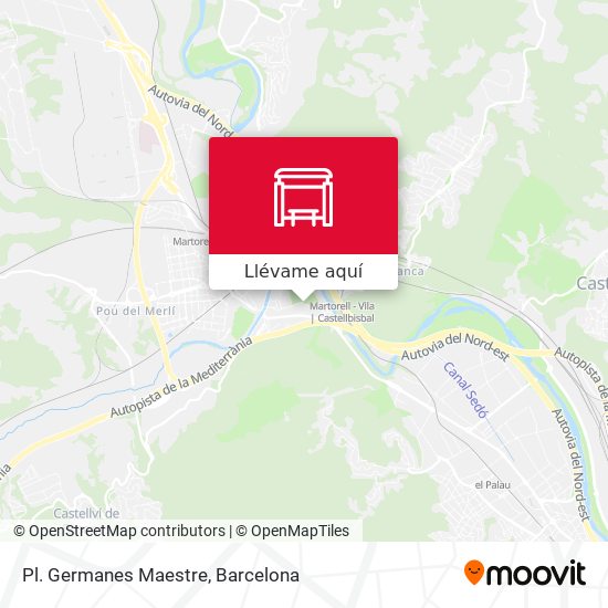 Mapa Pl. Germanes Maestre