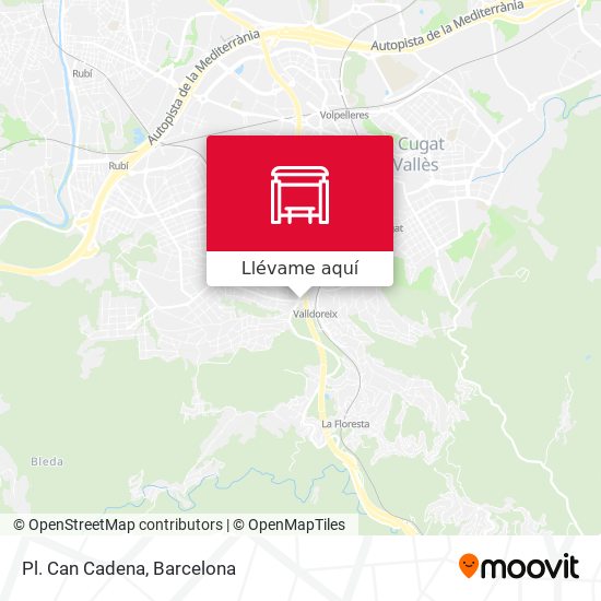 Mapa Pl. Can Cadena