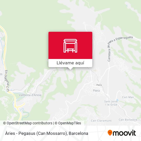 Mapa Àries - Pegasus (Can Mossarro)